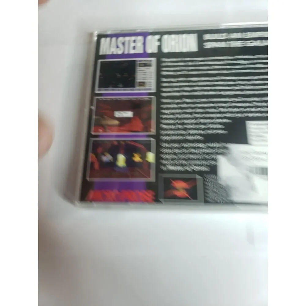 PC Game - Master of Orion Strategy CD-ROM Game - MicroProse Software Case Broken